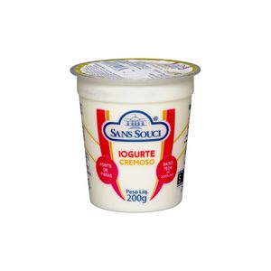 Iogurte Cremoso de Baunilha Light Desnatado Sans Souci 200g