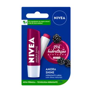 Hidratante Labial Nivea Amora Shine 4,8g