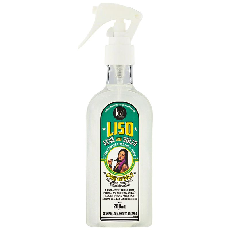 Spray-Antifrizz-Lola-Cosmetics-Liso-Leve-e-Solto-200ml-Zaffari-00