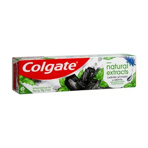 Gel Dental Colgate Natural Extracts Carvão Ativado e Menta 90g