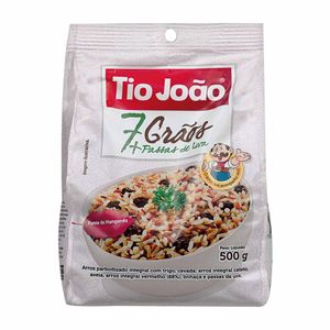 Arroz 7 Grãos Integral com Passas de Uva Tio João 500g