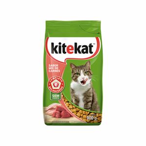 Ração para Gatos Kitekat Adultos Mix de Carnes 900g