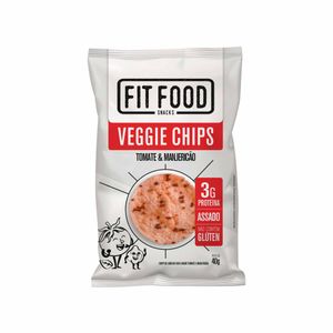 Chips de Grão-de-bico Tomate & Manjericão sem Glúten Fit Food 40g