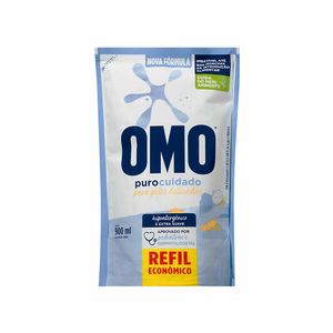 Lava-roupas Líquido Omo Puro Cuidado Refil 900ml