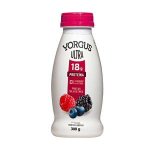 Iogurte Frutas Silvestres 18g Proteína Zero Lactose Yorgus Ultra 300g