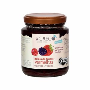 Geleia de Frutas Vermelhas Orgânica Agreco 240g