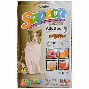 Ração para Cães Sapeca Supra Adultos Premium 10,1kg