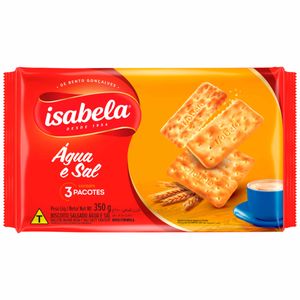 Biscoito Água e Sal Isabela 350g