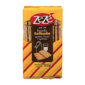 Biscoito Folhado Salgado Zezé 300g