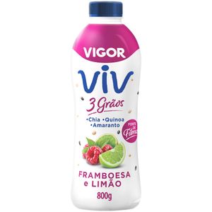 Iogurte 3 Grãos Framboesa e Limão Viv Vigor 800g