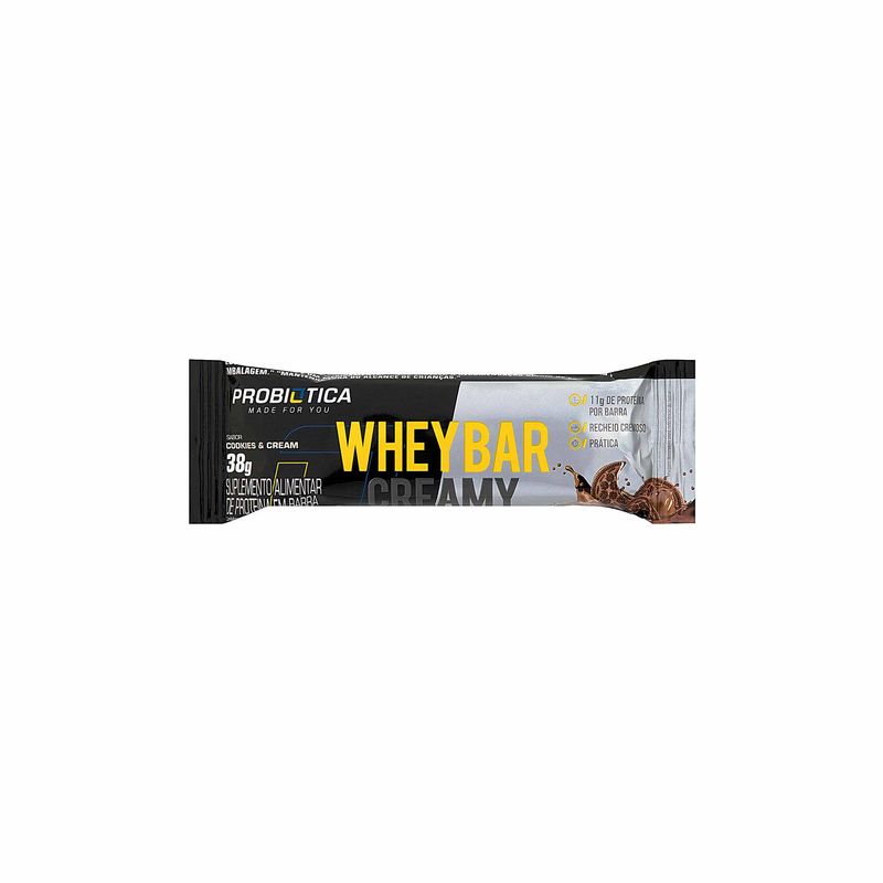 Whey Bar Creamy Cookies E Cream Probiotica 38g 3151