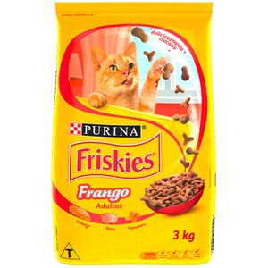 Ração para Gatos Friskies Purina Adultos Frango 3kg