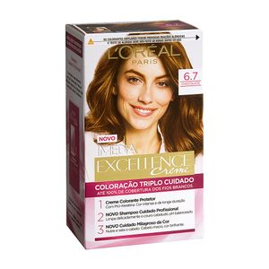 Tintura Imédia Excellence Creme Chocolate Puro 6.7 L'Oréal