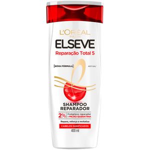 Shampoo Elseve L'Oréal Reparação Total 5 Para Cabelos Danificados 400ml