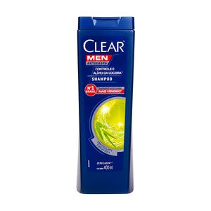 Shampoo Anticaspa Clear Men Controle e Alívio da Coceira 400ml