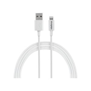 Cabo USB Lightning Branco Intelbras 1,2m