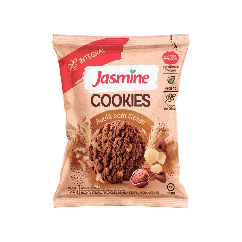 Cookies-Integral-de-Avela-com-Gotas-de-Chocolate-Vegano-Jasmine-120g-Zaffari-00