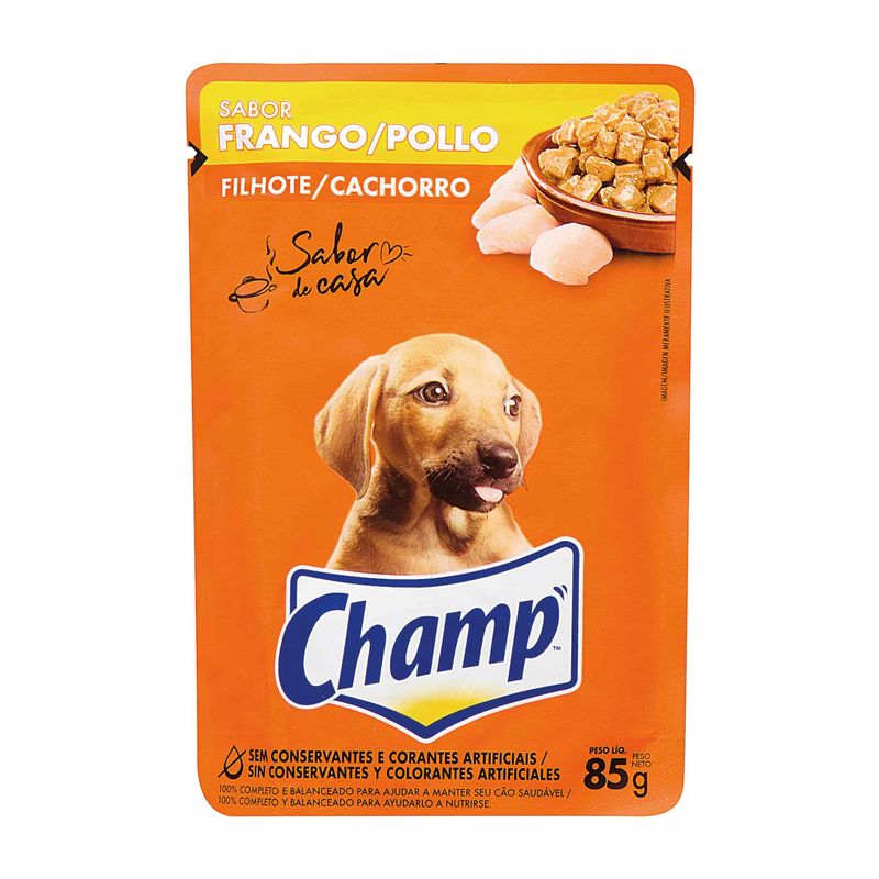 Racao-Umida-para-Caes-Champ-Filhotes-Frango-85g-Zaffari-00