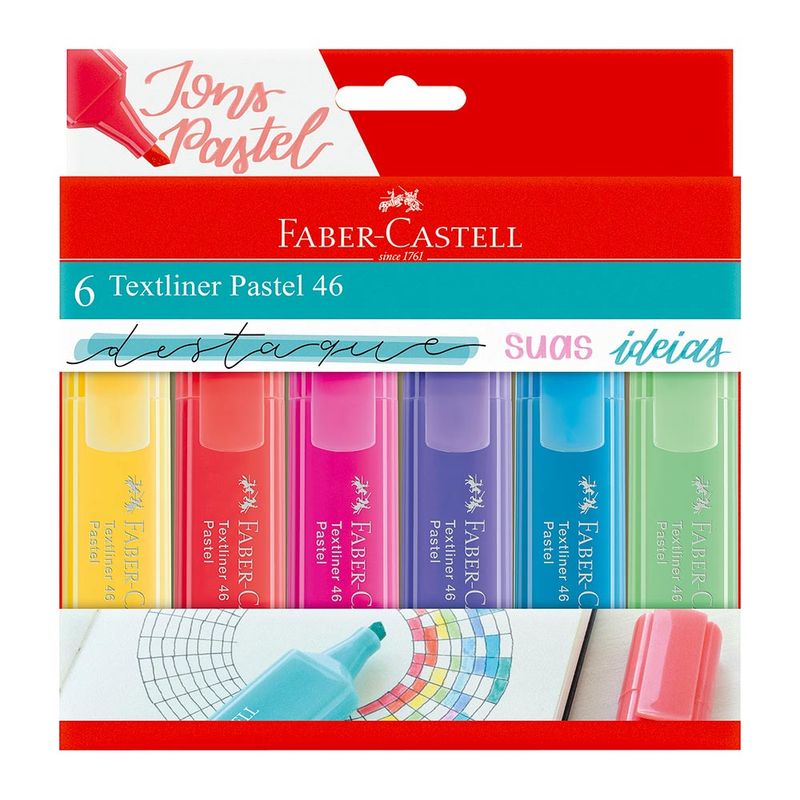 Marca-texto-Textliner-Pastel-Sortidas-Faber-Castell-6-unidades-Zaffari-00