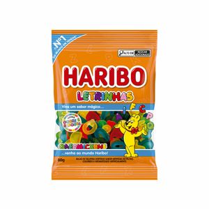 Bala de Gelatina Letrinhas Haribo 80g