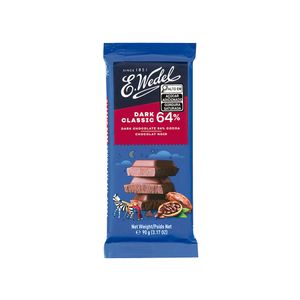 Chocolate E. Wedel Dark 64% Classic 90g