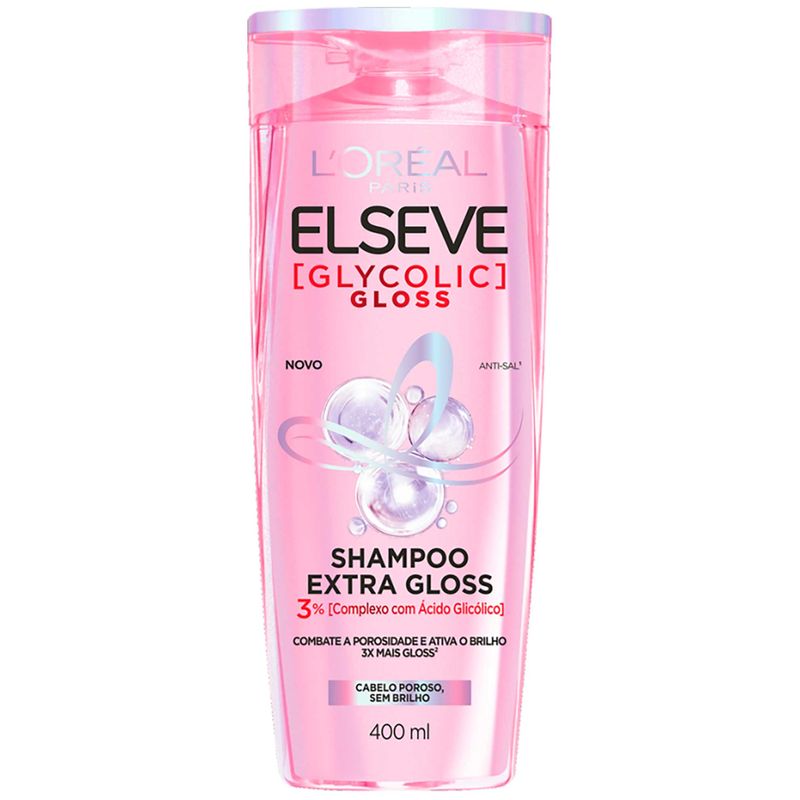 Shampoo-Elseve-L-Oreal-Glycolic-Gloss-400ml-Zaffari-00