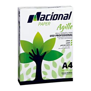 Papel A4 Branco Nacional 500 Folhas 75g