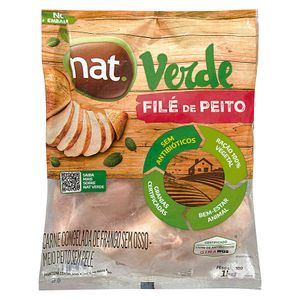 Filé de Peito de Frango Congelado IQF Nat Verde 1kg