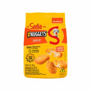 Nuggets de Frango com Queijo Congelado Sadia 300g