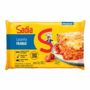 Lasanha de Frango ao Sugo Congelada Sadia 600g