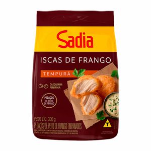 Iscas de Frango Tempurá Empanadas Congeladas Sadia 300g