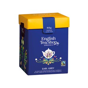 Chá Earl Grey Orgânico English Tea Shop 80g