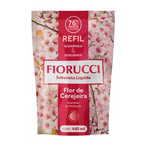 Sabonete Líquido Fiorucci Suavidade e Hidratação Flor de Cerejeira Refil 440ml
