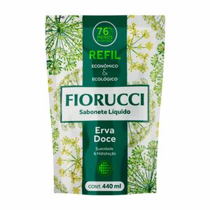 Sabonete Líquido Fiorucci Erva Doce Suavidade e Hidratação Refil 440ml