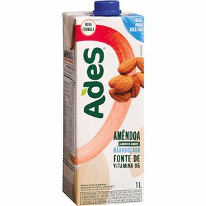 Bebida de Amêndoa não Adoçada Ades 1 Litro