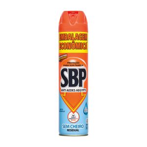 Multi-inseticida Aerossol SBP Anti Mosquito Aedes Aegypti 360ml Embalagem Promocional