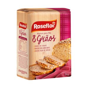 Mistura para Pão 8 Grãos Roseflor 1kg