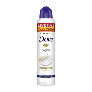 Desodorante Aerossol Antitranspirante Dove Original 250ml Embalagem Promocional