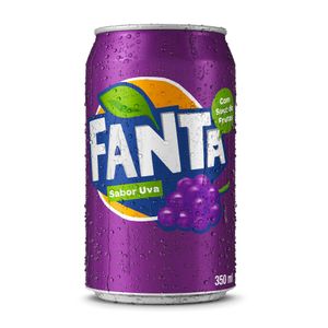 Refrigerante Fanta Uva Lata 350ml