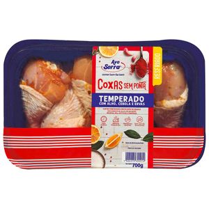 Coxa de Frango Temperada sem Ponta Resfriada Ave Serra 700g