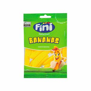 Bala de Gelatina Bananas Fini 90g