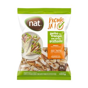 Peito de Frango Congelado em Tiras Grelhado Nat 400g