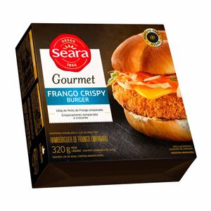 Hambúrguer de Frango Empanado Gourmet Congelado Seara 320g