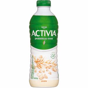 Leite Fermentado Aveia Probióticos Vivos Activia Danone 800g