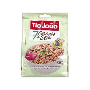 Arroz Integral Parboilizado 7 Cereais + Soja Tio João 500g