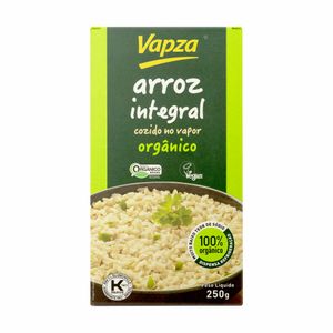 Arroz Integral Orgânico Cozido no Vapor Vapza 250g