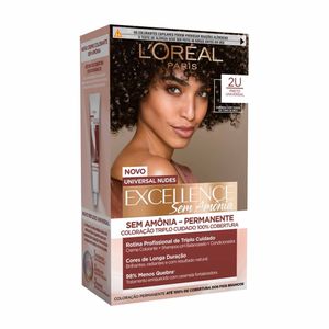 Tintura Excellence sem Amônia Preto Universal 2U L'Oréal