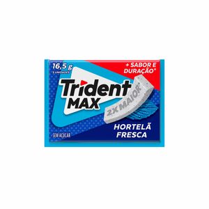 Goma de Mascar Hortelã Fresca Trident Max 16,5g