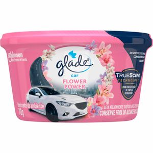 Odorizador para Carros Gel Flower Power Glade 70g