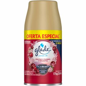 Odorizador Frutas e Flores Vibrantes Refil Glade 269ml Embalagem Promocional